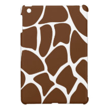 Giraffen-Druck-Muster in dunklem Brown