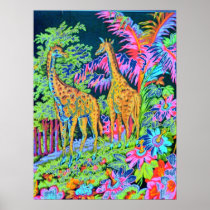 Giraffen-Plakat