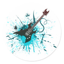 Gitarren-Graffiti - Emo Rockmusik-Band-Alternative