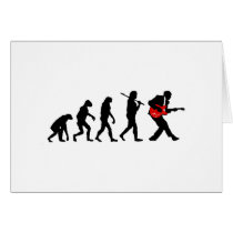 Gitarrenspieler-Evolution