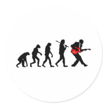 Gitarrenspieler-Evolution