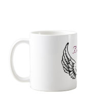 Glauben Sie - Engels-Flügel-Kaffeetasse