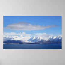 Gletscher-Ansicht Plakate