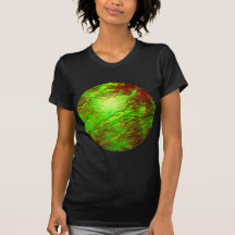 Globe de Camo de fractale T-shirts