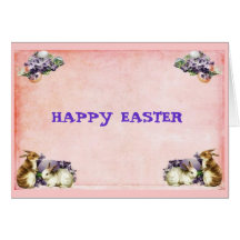 GLÜCKLICHE OSTERN-KARTE