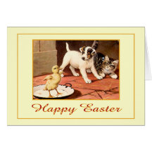 Glückliche Ostern-Karte