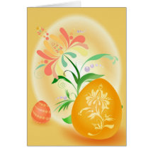 Glückliche Ostern-Karte