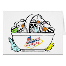 Glückliche Ostern Karte Las Vegass