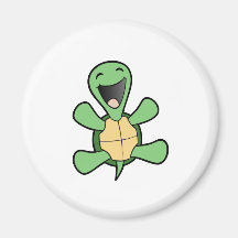Glückliche Schildkröte Magnete