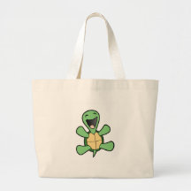 Glückliche Schildkröte Tasche