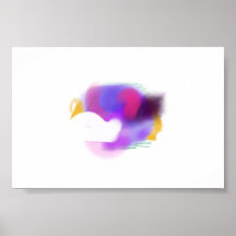 Glückliche und glückliche Kunst Posterdruck