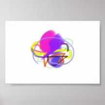Glückliche und Liicky Kunst Plakatdrucke