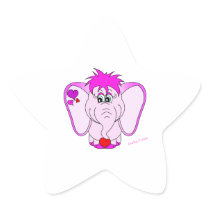 Glücklicher Pinkie-Aufkleber