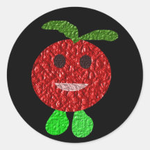 Glücklicher Tomate-Aufkleber