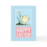 Glückliches Ostern-Küken - Personalizable Ostern K karten