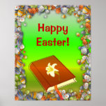 Glückliches Ostern-Plakat
