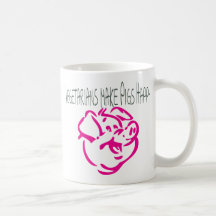 Glückliches Pig.ai Tee Haferl
