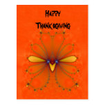 Glückliches Thanksgivine Postkarte