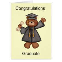 Glückwünsche graduieren Karte (freien Raum)