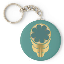 GOLD DER FOLKLORE-BLUMEN-KEYCHAIN schlüsselanhängern