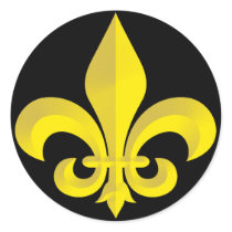 Gold Fleur De Lis Art