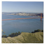 Golden gate bridge et San Francisco. 4 Carreaux