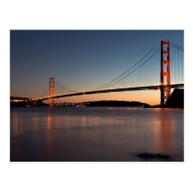 Golden gate bridge postkarte