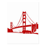 Golden gate bridge - San Francisco, CA Carte Postale