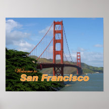 Golden gate bridge San Francisco Affiche