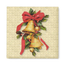 Goldene Bell am Weihnachten