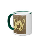 Goldener Freude-Weihnachtsbecher