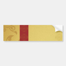 Goldener roter Aufkleber Autosticker