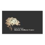 Goldener Zen-Baum-holistische und alternative Gesu Visitenkartenvorlagen