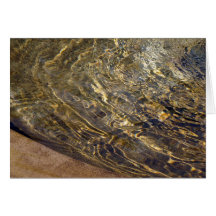 Goldenes Brunnen-Wasser 2 Grußkarten