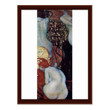 Goldfisch, durch Klimt Gustav Postkarte