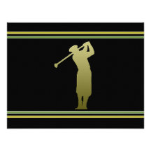 Golf-Ausflug-Party Einladung