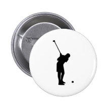 Golf Badges Avec Agrafe