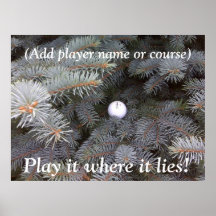 Golf-Plakat
