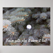 Golf-Plakat