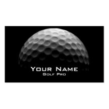 Golf-ProVisitenkarte