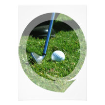 Golf-Schlag-Einladung