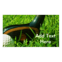 Golf-Visitenkarte