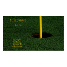 Golf-Visitenkarte