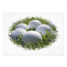 Golfball-Einladung