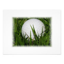 Golfball-Entwurfs-Einladung