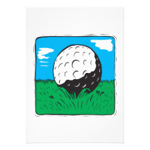 Golfball Individuelle Ankündigung