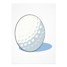 Golfball Individuelle Ankündigungen