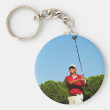 Golfer Schlüsselanhänger