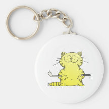 Golfeur mignon de Kitty Porte-clef