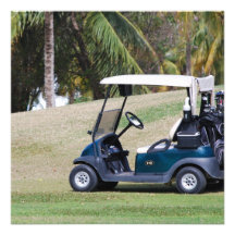 Golfmobil-Einladungen